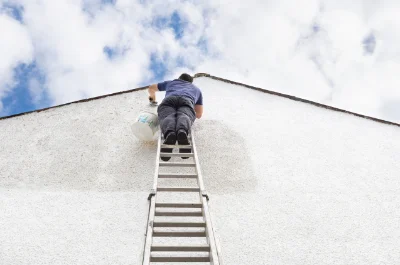 Peinture extérieure au Cellier — façades et ravalement